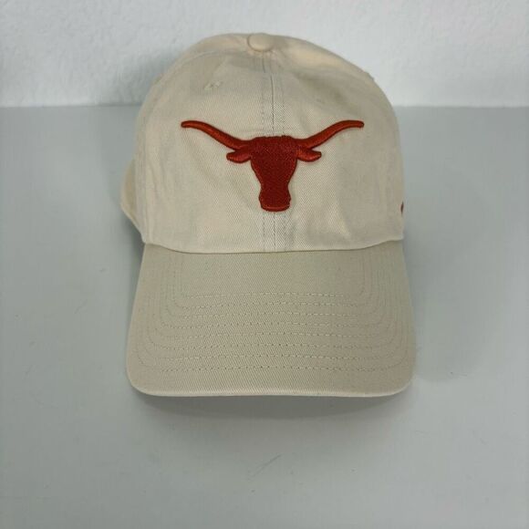 '47 Texas Longhorns Cream with Orange Logo Baseball Hat Women's - Picture 1 of 10